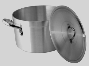 Aluminium cookware casserole