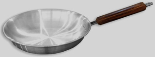 Aluminium cookware fry pan