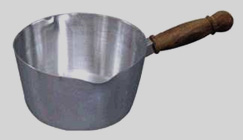 Aluminnium cookware milk pan